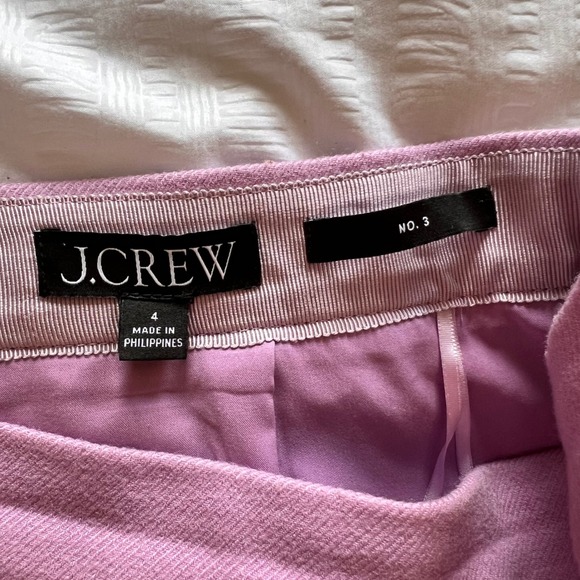 J.Crew Wool Pencil Skirt Career Wear Business Casual Pink‎ Size 4 - Picture 4 of 8